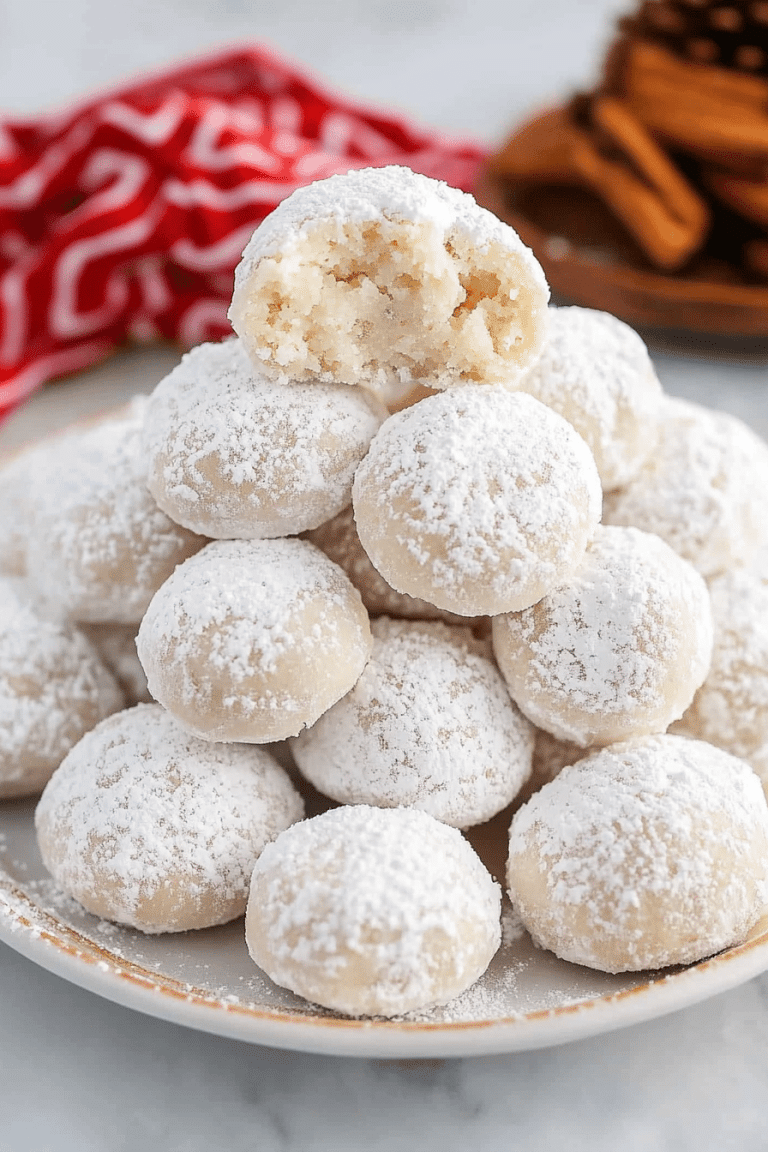 Mexican wedding cookies