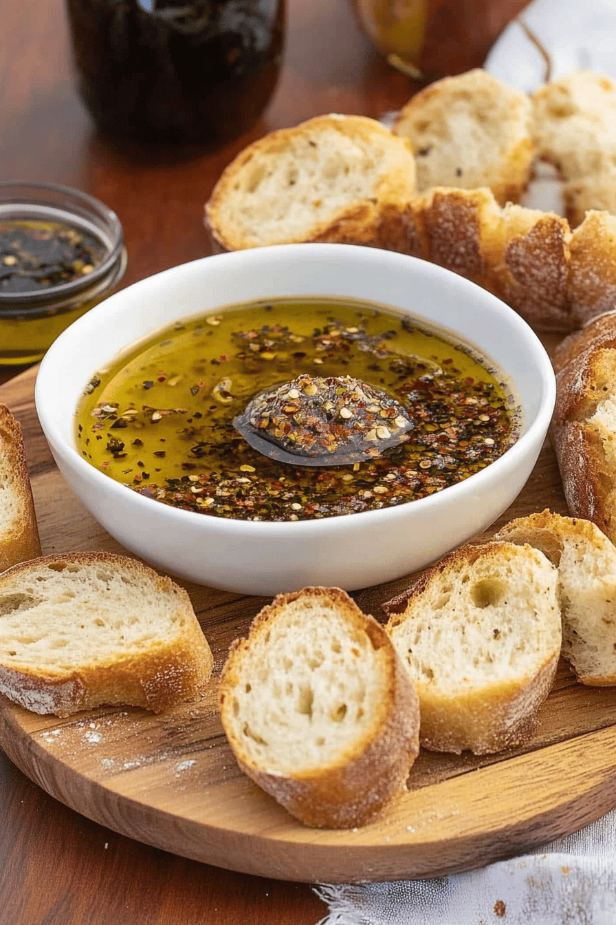 Olive oil bread dip