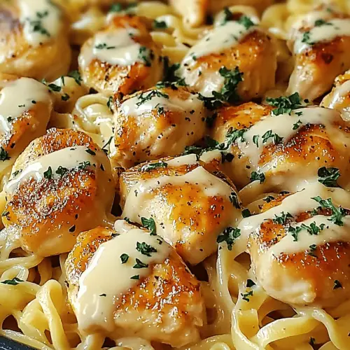 One-pan chicken noodles