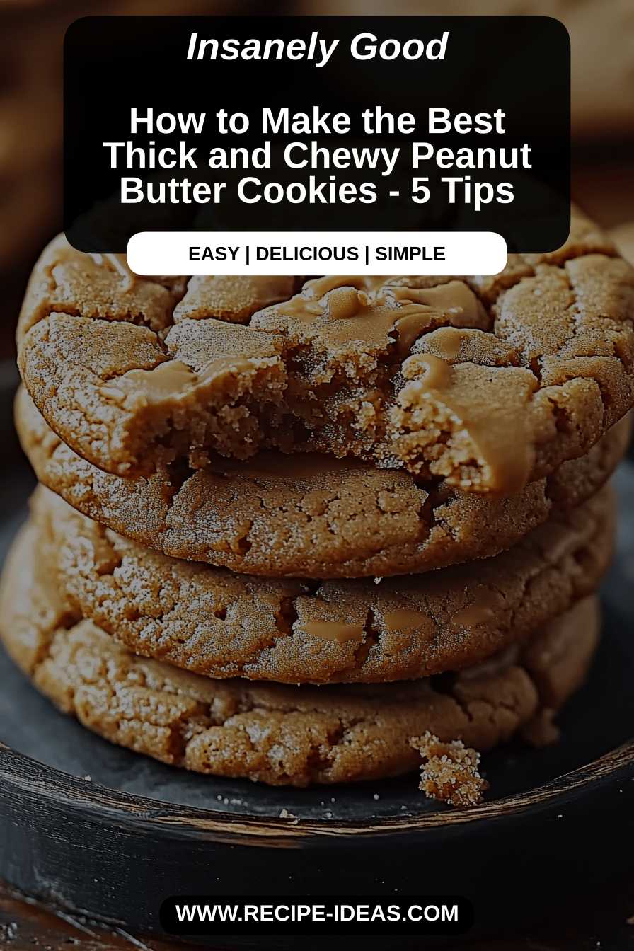 Peanut butter cookies final dish beautifully presented and ready to serve