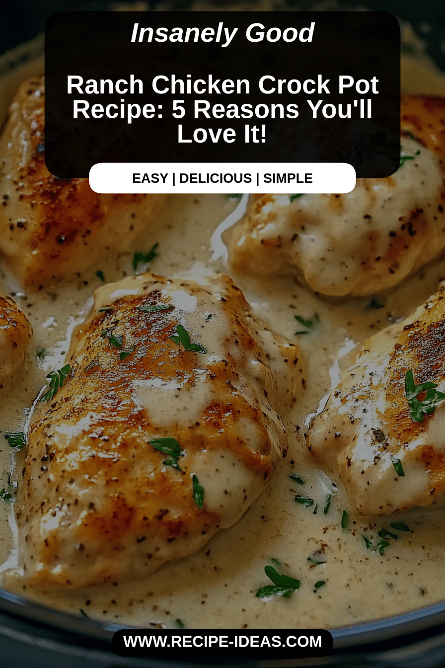 Ranch chicken crock pot final dish beautifully presented and ready to serve