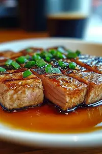 Soy ginger tuna