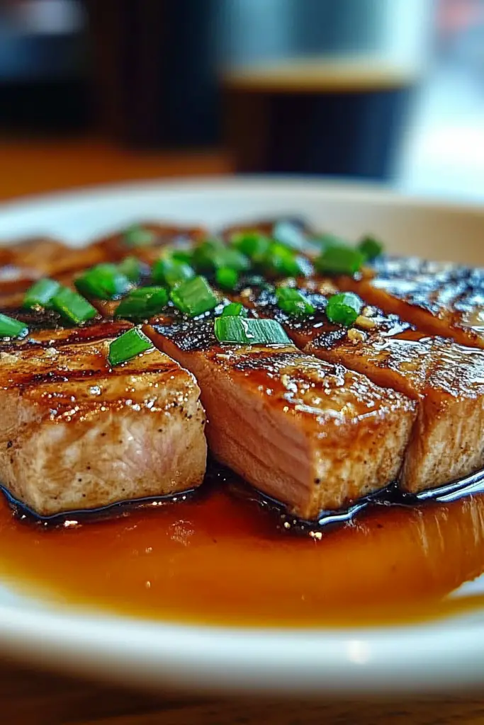 Soy ginger tuna