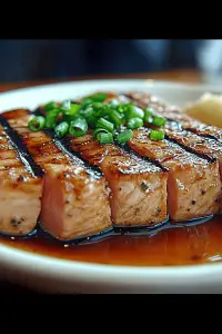 Soy ginger tuna