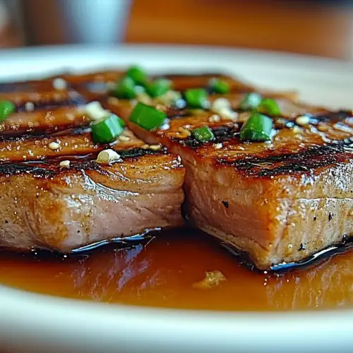 Soy ginger tuna