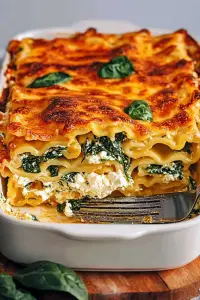 Spinach Ricotta Lasagna