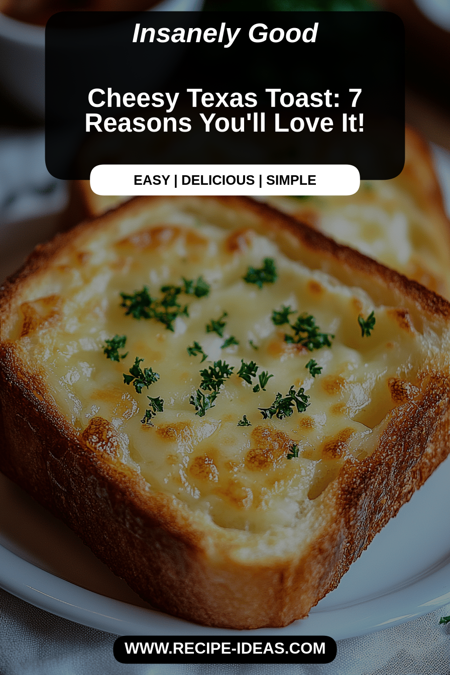 Texas Toast final dish beautifully presented and ready to serve