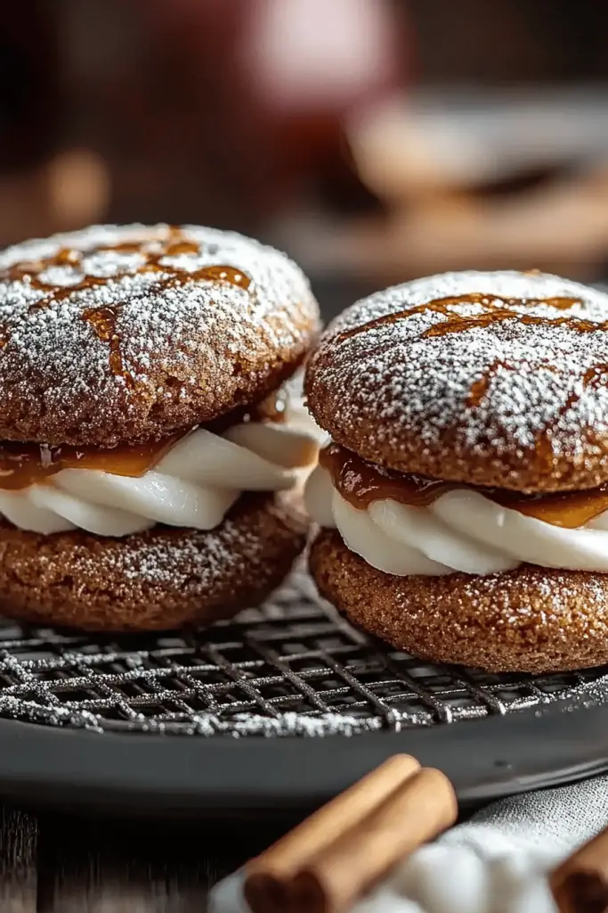 apple cider whoopie pies