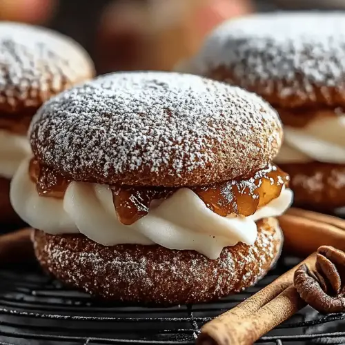 apple cider whoopie pies