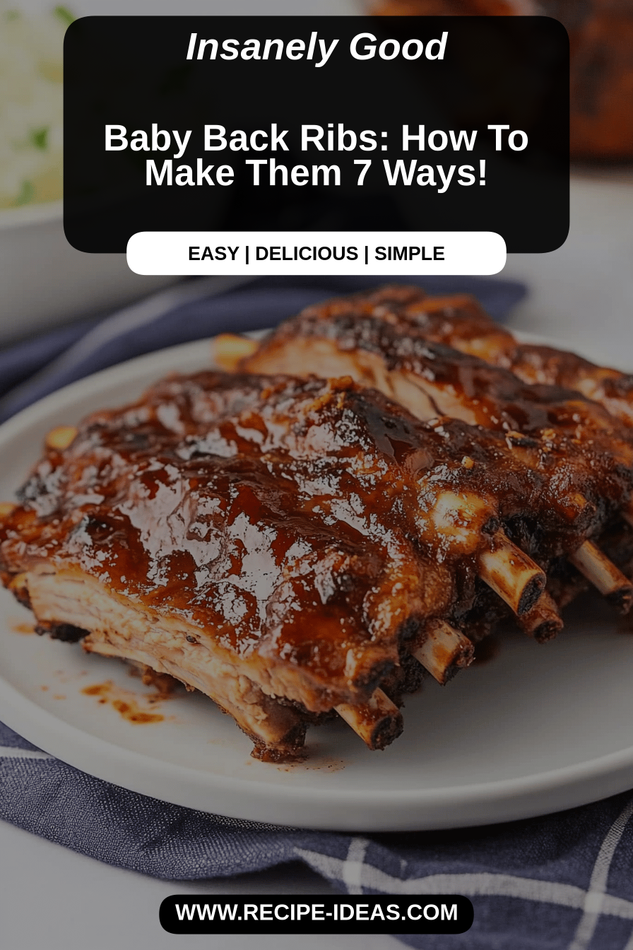 baby back ribs final dish beautifully presented and ready to serve