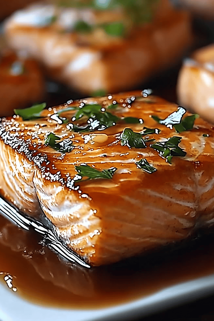 baked salmon ingredients organized and measured on kitchen counter