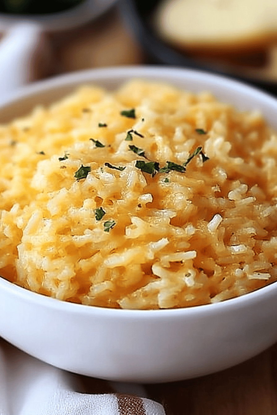 cheesy rice