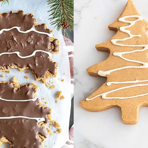 chocolate peanut butter christmas trees