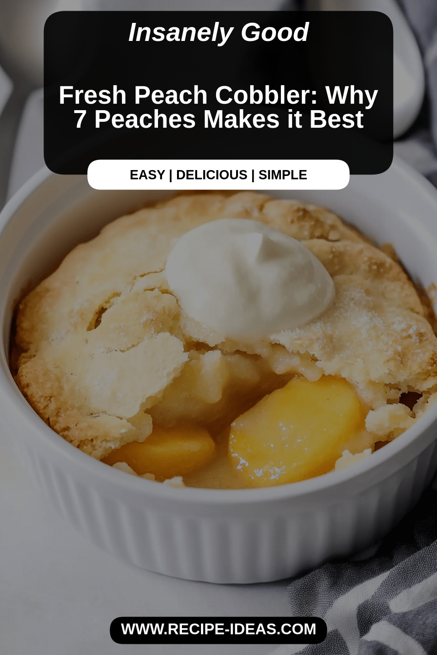 peach cobbler final dish beautifully presented and ready to serve