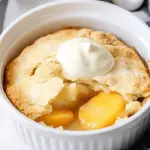 peach cobbler