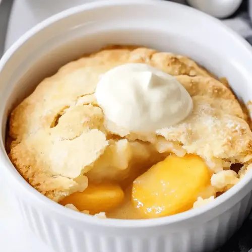 peach cobbler