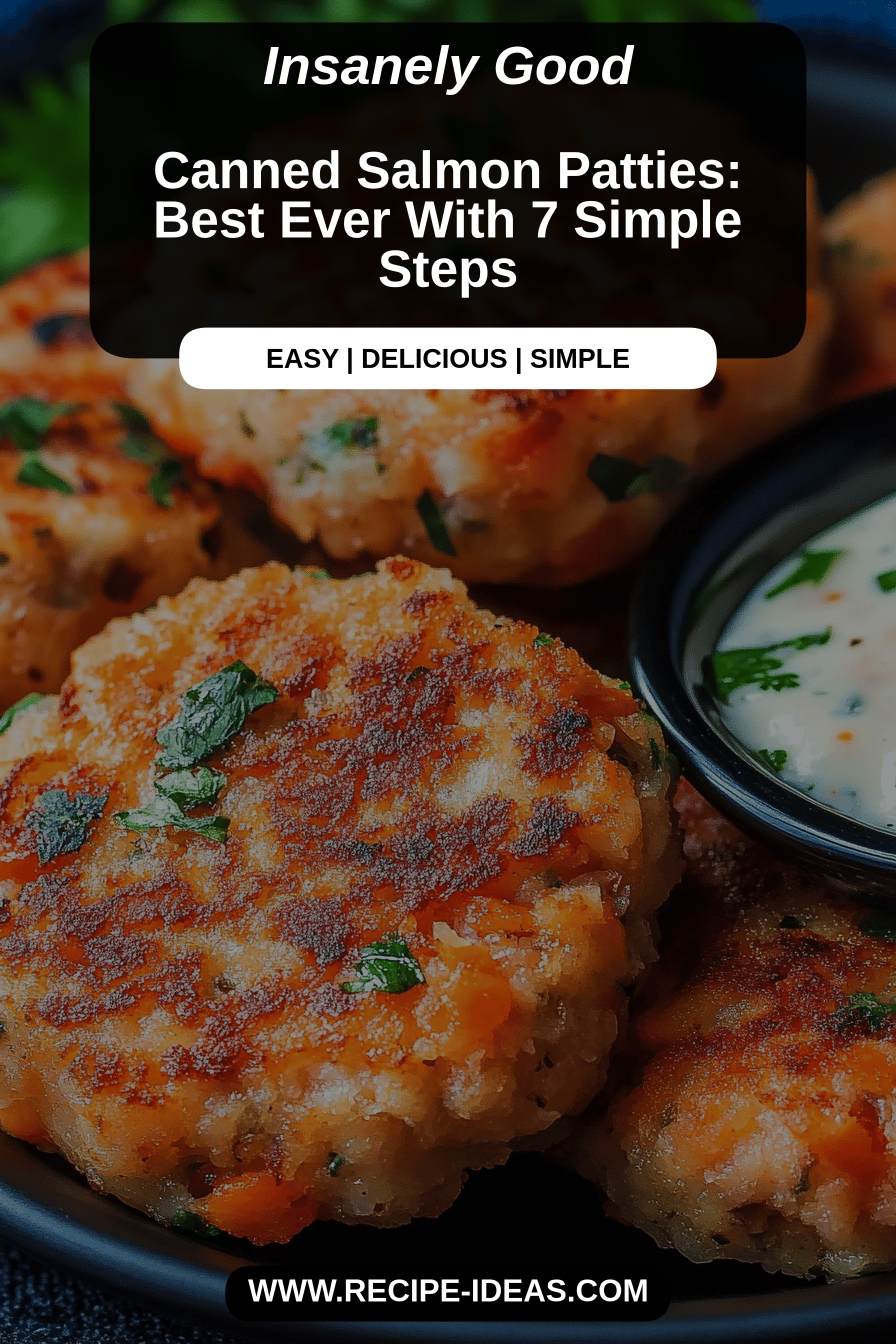 salmon patties final dish beautifully presented and ready to serve