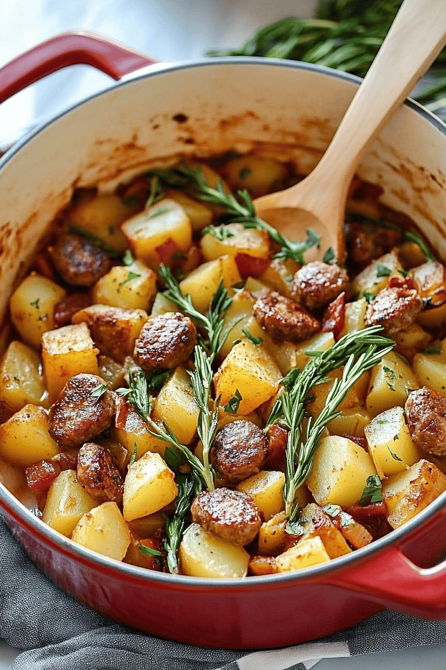 sausage potato casserole