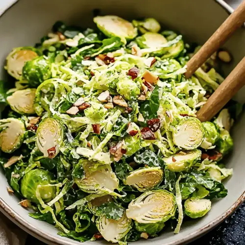 shaved brussels sprout salad