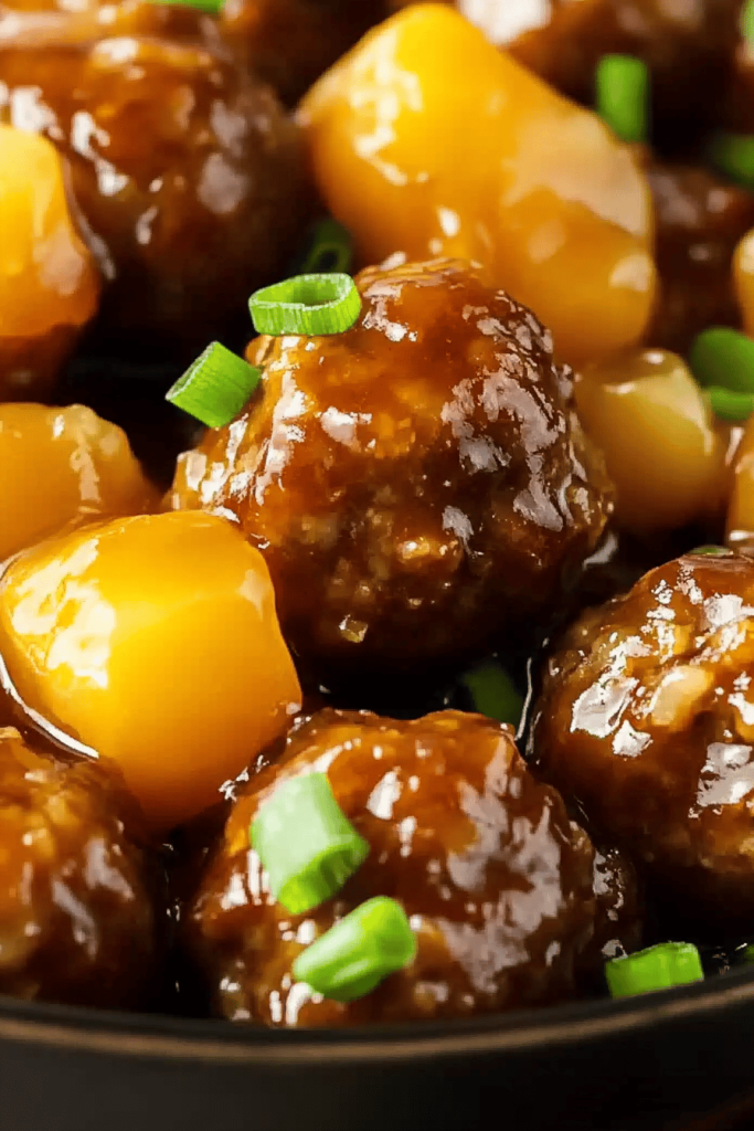 sweet and sour meatballs