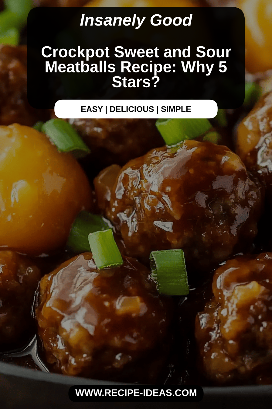 sweet and sour meatballs final dish beautifully presented and ready to serve
