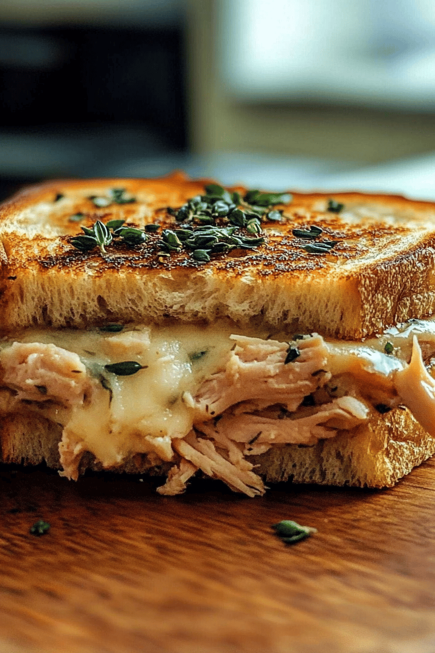 tuna melt recipe slice on plate showing perfect texture and swirl pattern