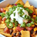 walking taco casserole