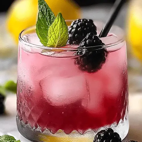 Blackberry Lemon Mocktail