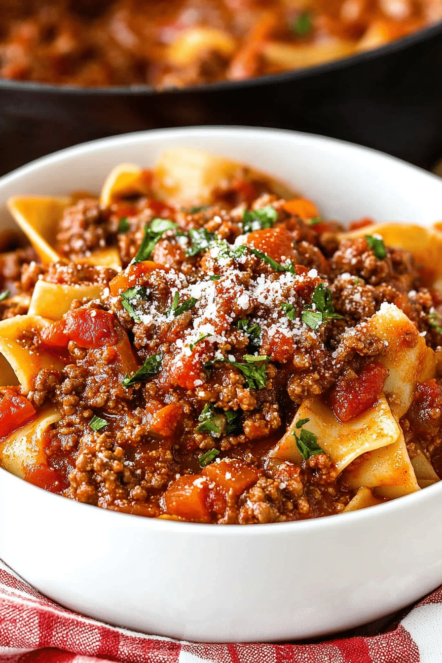 Bolognese sauce