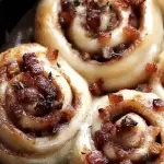 Bourbon Maple Bacon Cinnamon Rolls