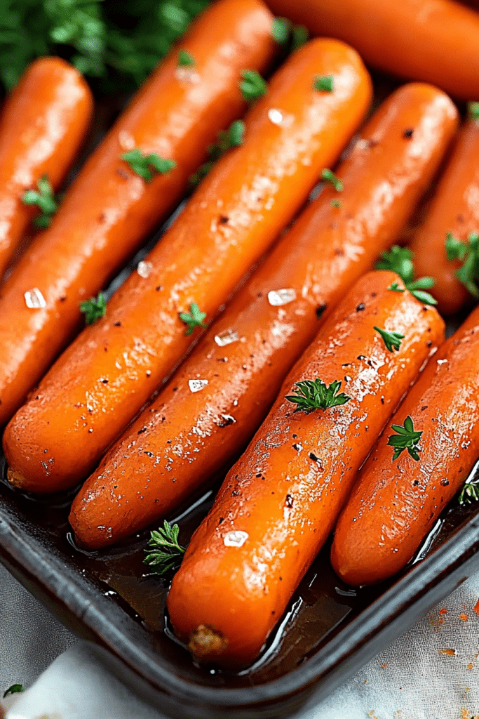 Brown sugar honey carrots