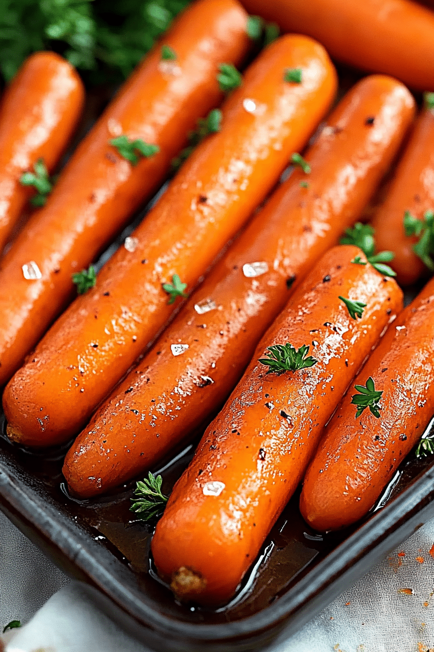 Brown sugar honey carrots