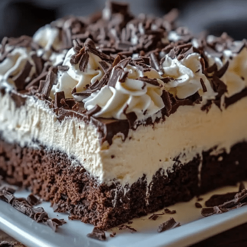 Brownie Refrigerator Cake