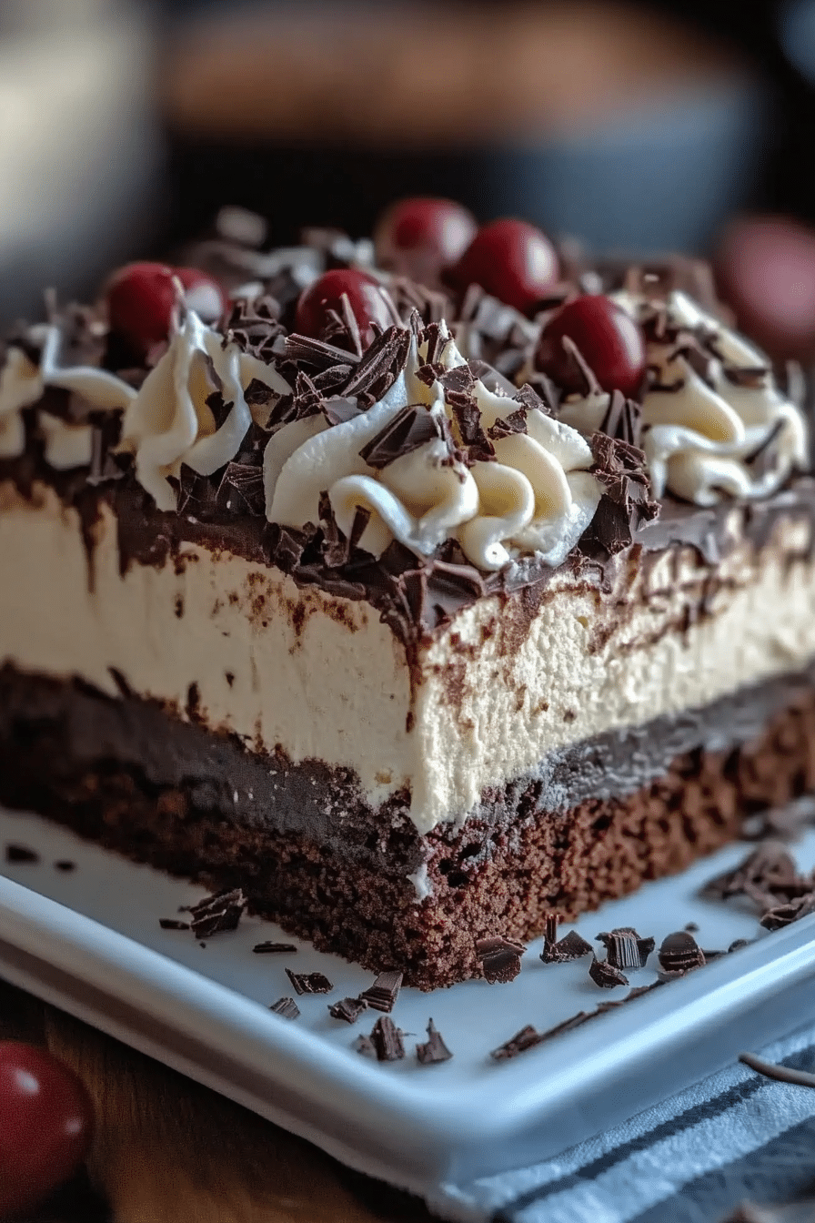 Brownie Refrigerator Cake