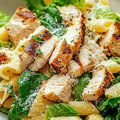 Chicken Caesar Pasta Salad