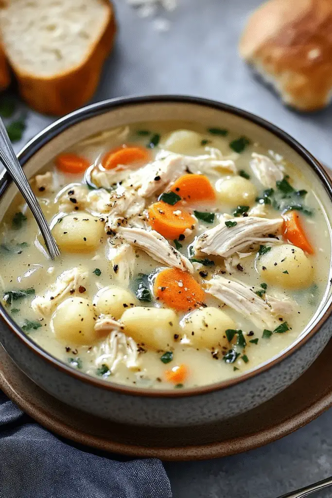 Chicken Gnocchi Soup