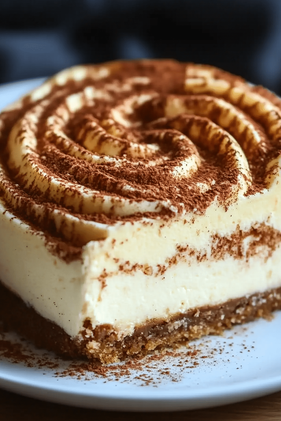 Cinnamon Roll Cheesecake