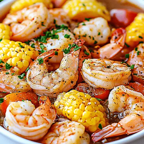 Crock Pot Shrimp Boil