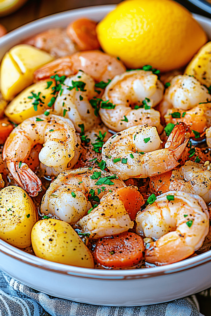 Crock Pot Shrimp Boil