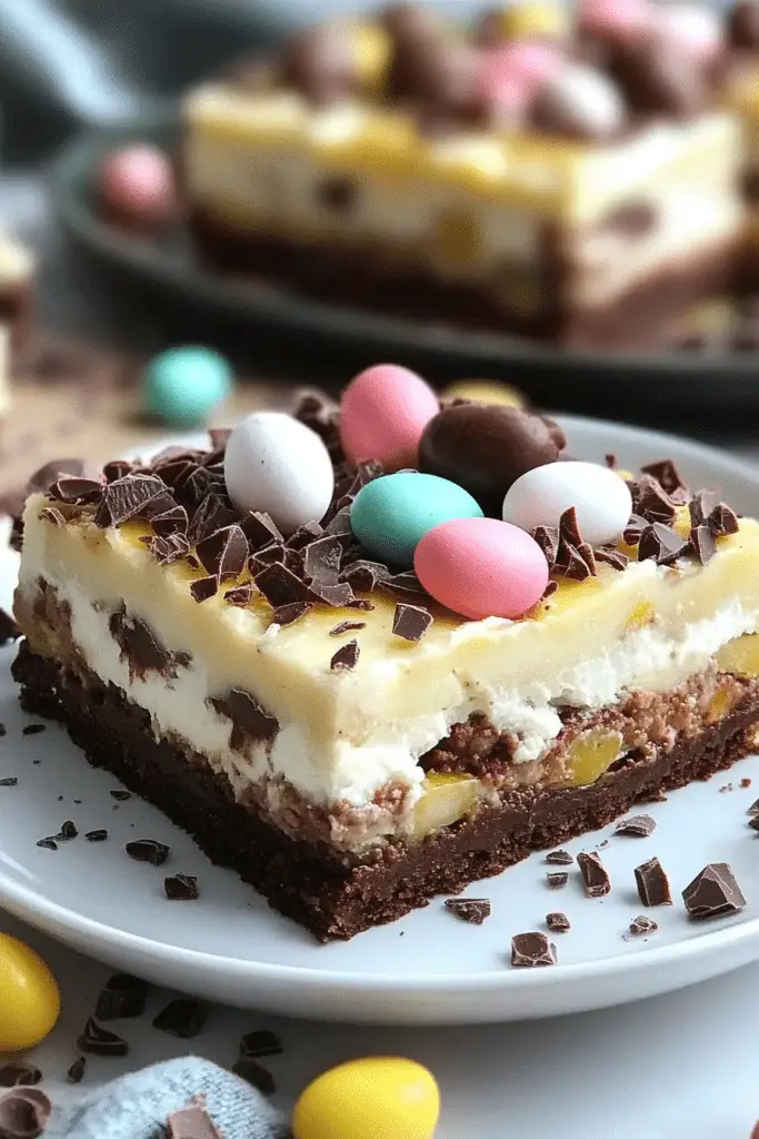 Easter chocolate lasagna