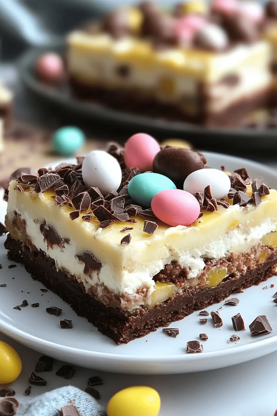 Easter chocolate lasagna