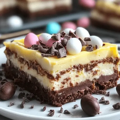 Easter chocolate lasagna