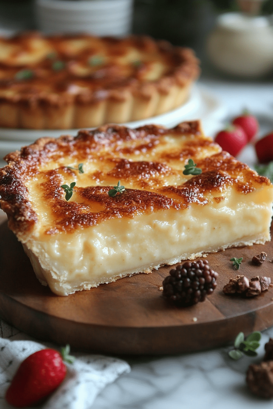 French custard pie