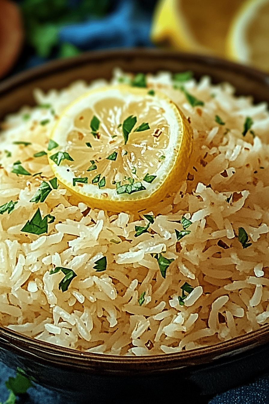 Greek lemon rice