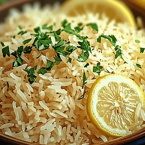 Greek lemon rice