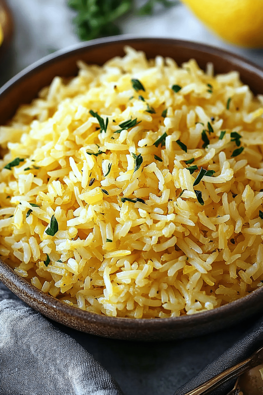 Greek lemon rice