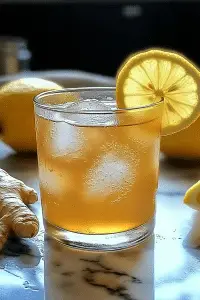 Lemon Ginger Iced Green Tea