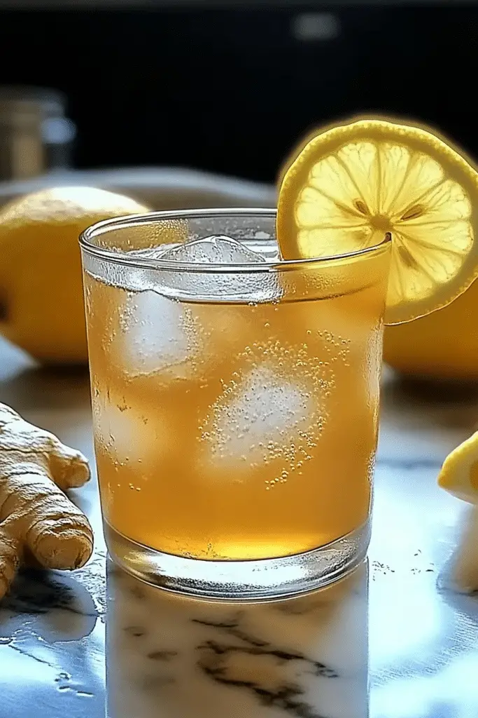 Lemon Ginger Iced Green Tea