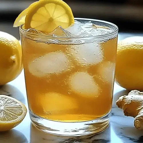 Lemon Ginger Iced Green Tea
