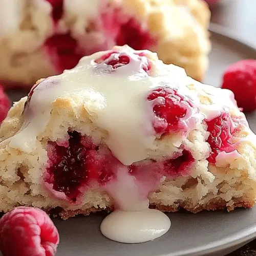 Lemon Raspberry Scones